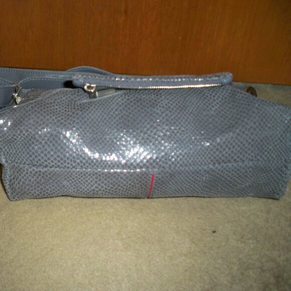 Hammitt VIP Skyline Snake Satchel Leather Handbag Gunmetal Hardware $495, NWOT!! - Picture 3 of 4